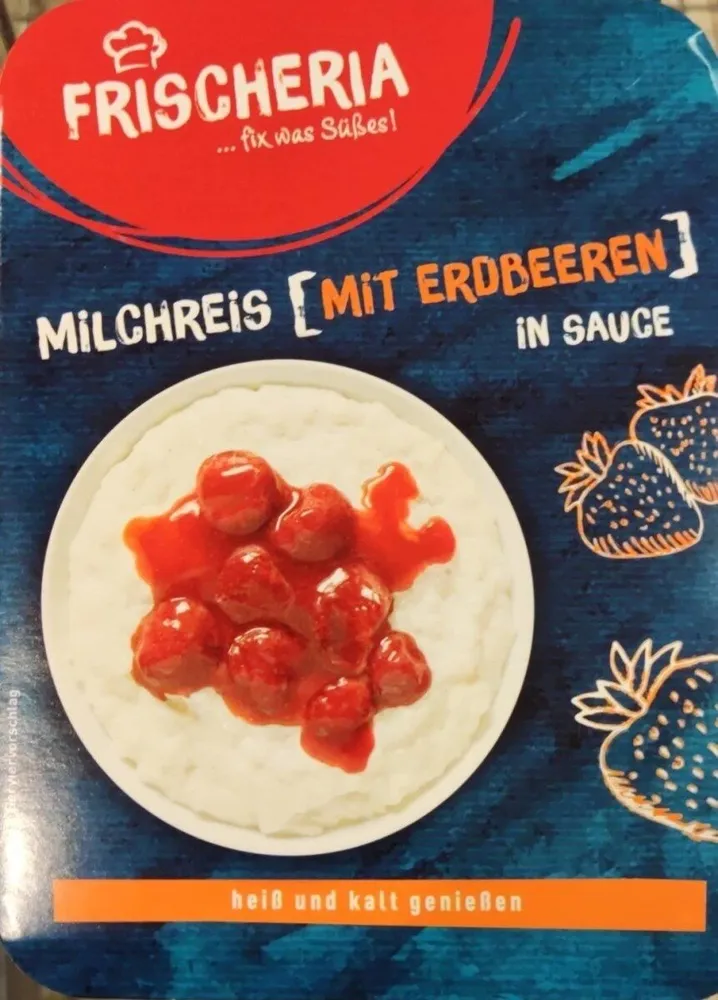 Milchreis mit Erdbeeren