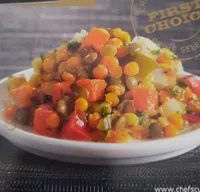 Bunter Linsensalat