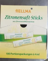 Zitronensaft-sticks