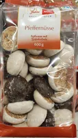 Pfeffernüsse teilweise mit Schokolade