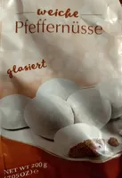 weiche Pfeffernüsse glasiert