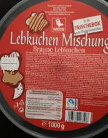 Lebkuchen mischung, braune lebkuchen