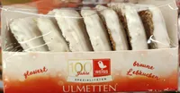 Ulmetten Braune Lebkuchen glasiert