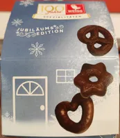 Lebkuchen Herzen Sterne Brezeln zartbitter