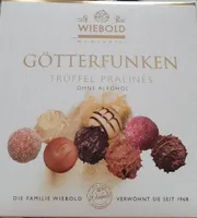 Götterfunken Trüffel Pralines ohne Alkohol