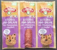 Mini-Salami Geflügel geräuchert mit Pflanzenfett