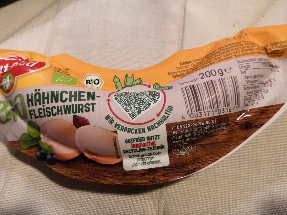 Hähnchen - Fleischwurst