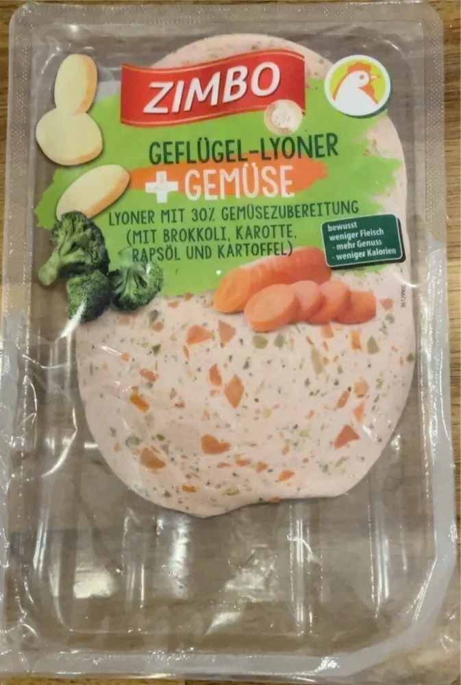 Geflügel Lyoner + Gemüse
