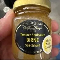 Tessiner Senfsoße Birne Tessin Senfsoße Birne