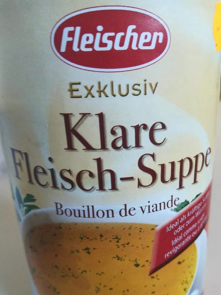 Klare Fleisch-Suppe