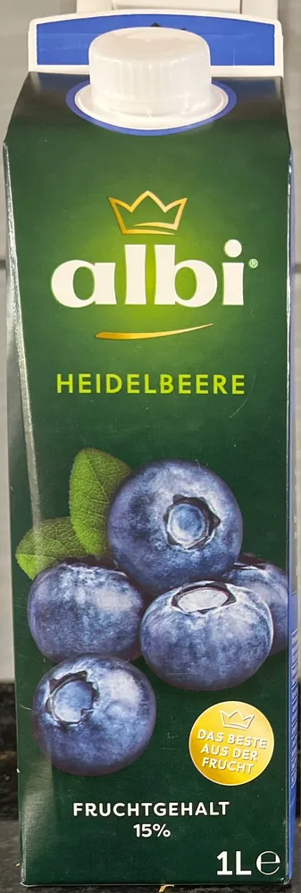 Heidelbeergetränk