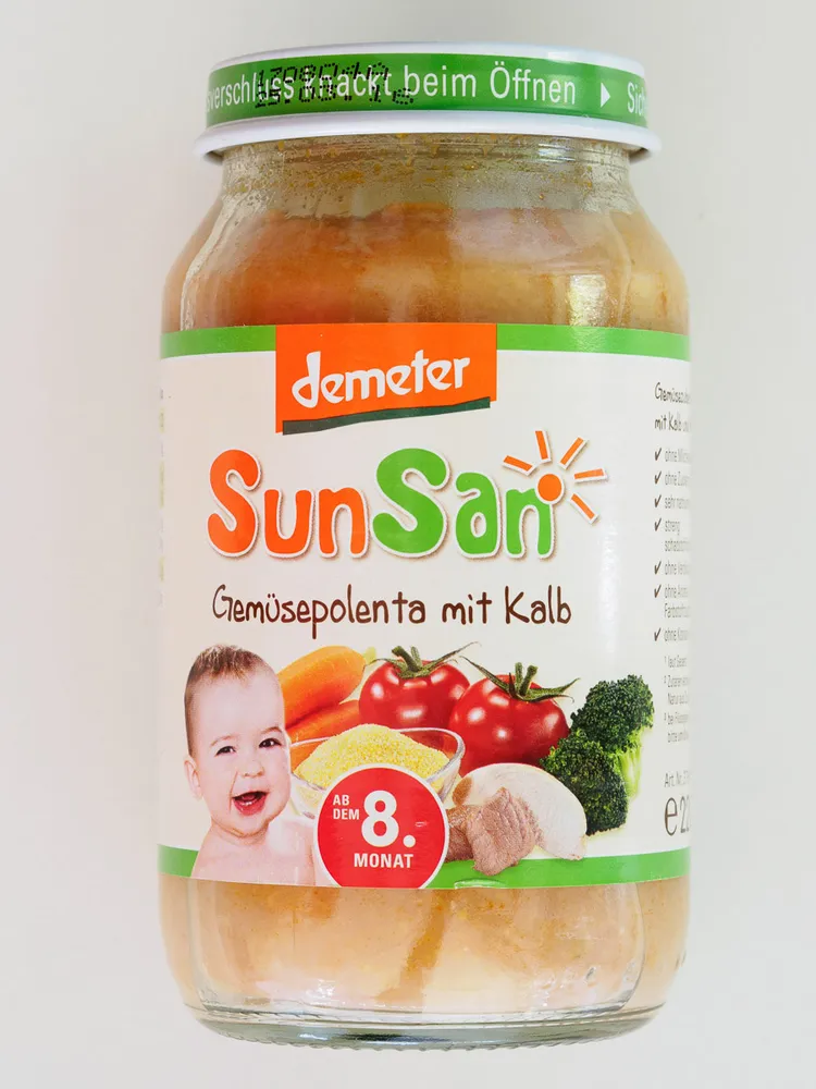 Gemüsepolenta mit Kalb