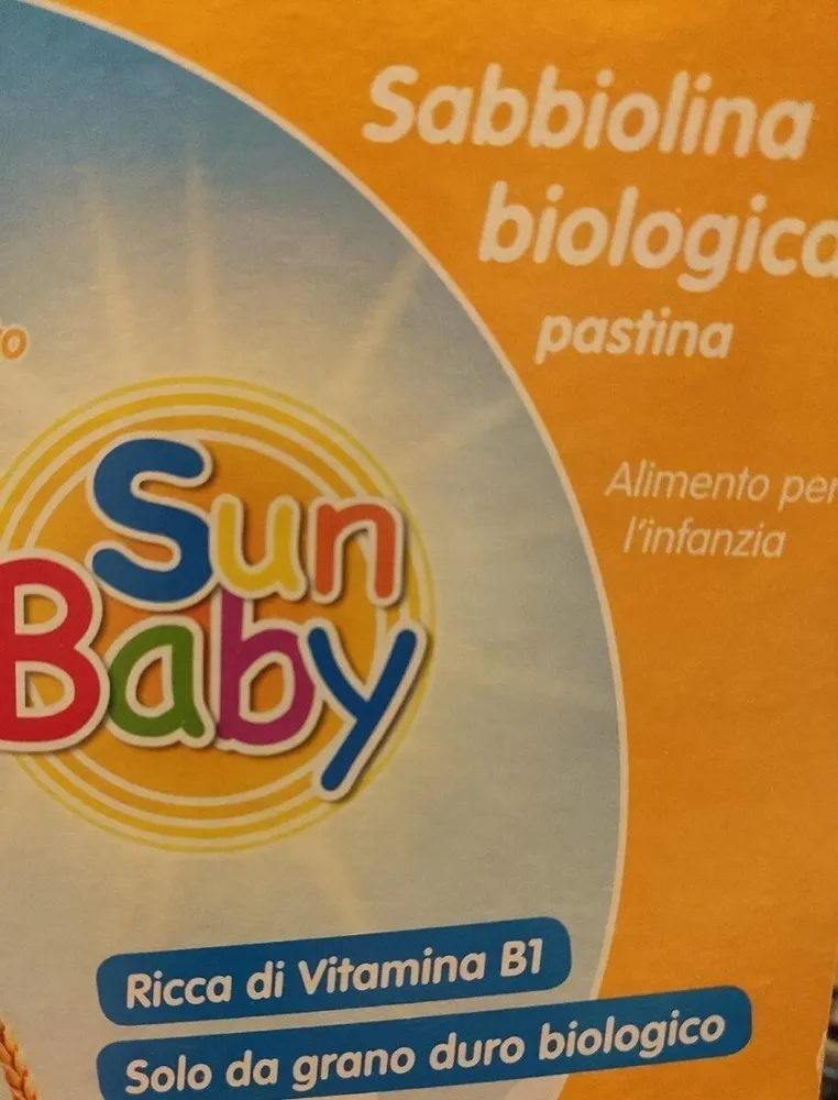 Sabbiolina biologica bambini