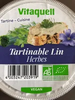 Tartinable lin herbes