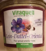 Lein-Dattel-Oriental Brotaufstrich
