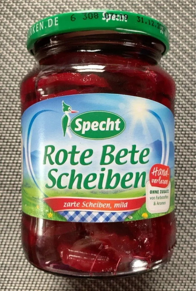 Rote Bete in Scheiben