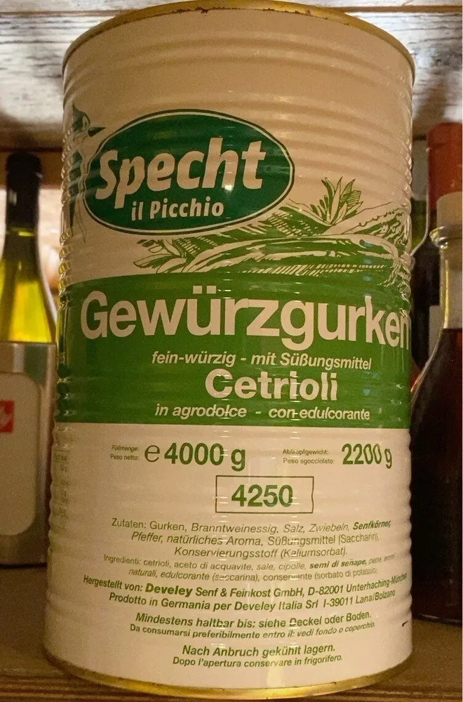 Cetrioli in agrodolce
