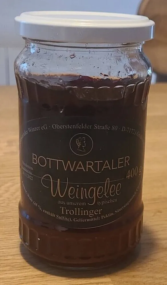 Bottwartaler Weingelee Trollinger