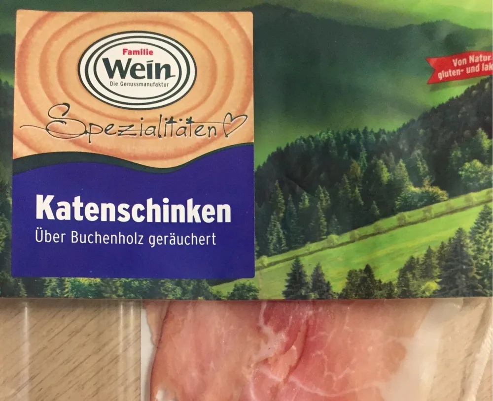 Katenschinken / jambon cru