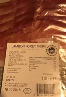 Jambon foret noire