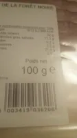 Poitrine paysanne de la forêt noire