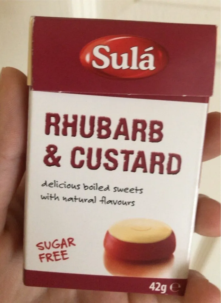Sulá Rhaubarb and custard