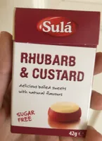 Sulá Rhaubarb and custard