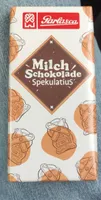 Tablette chocolat au lait et spéculoos