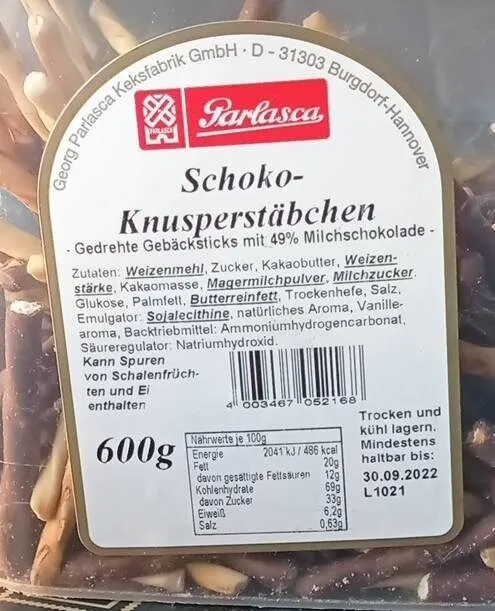 Schoko-knusperstäbchen