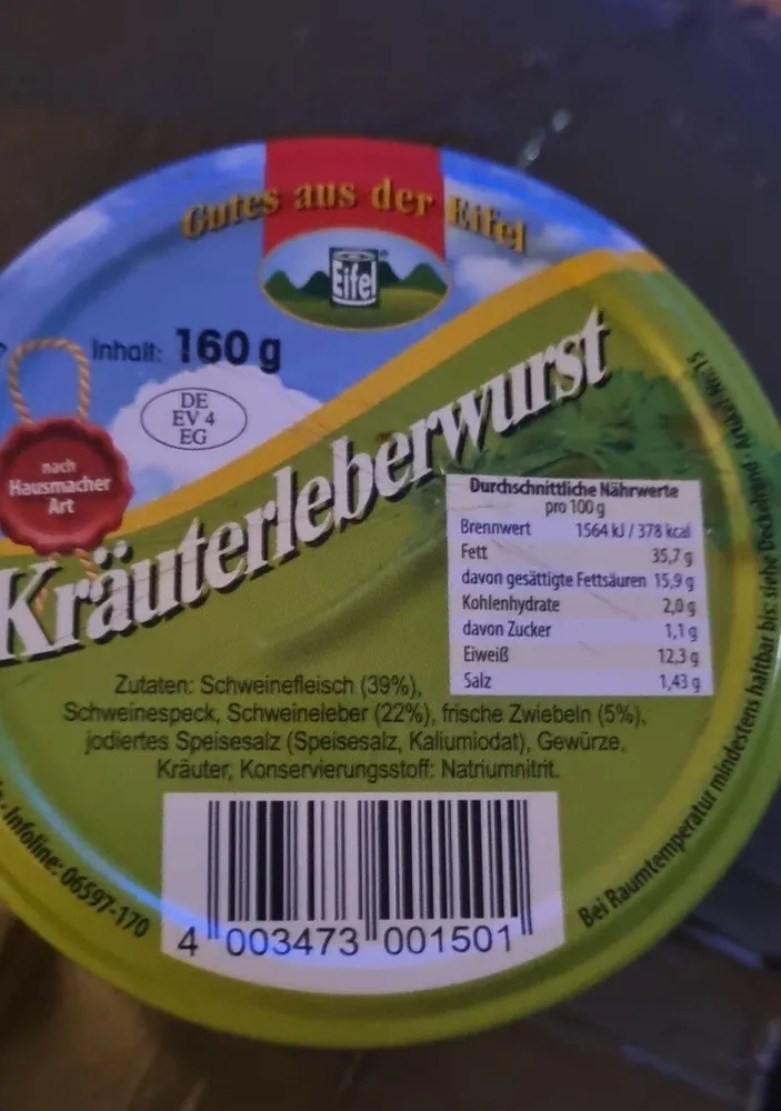 Kräuterleberwurst