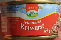 Rotwurst Spitzenqualität