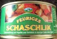 Feuriges Schaschlik
