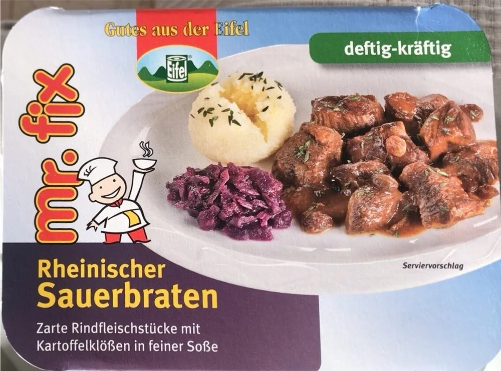 Rheinischer Sauerbraten mit Kartoffelklößchen