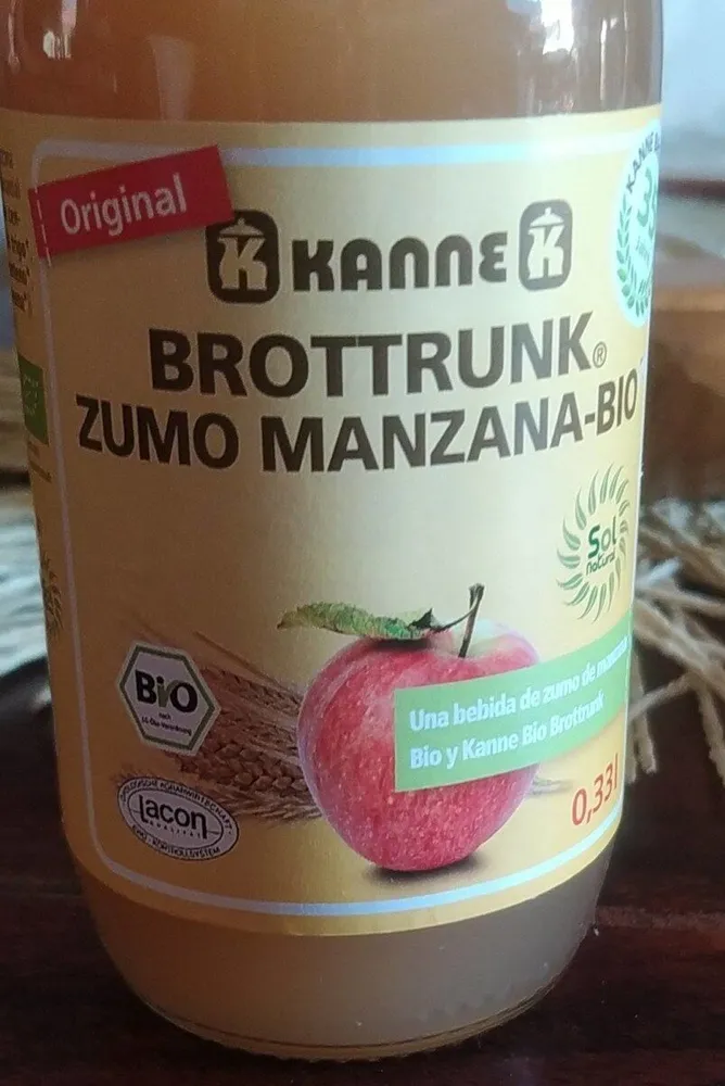 Zumo de manzana bio