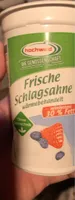 Frische Schlagsahne wärmebehandelt