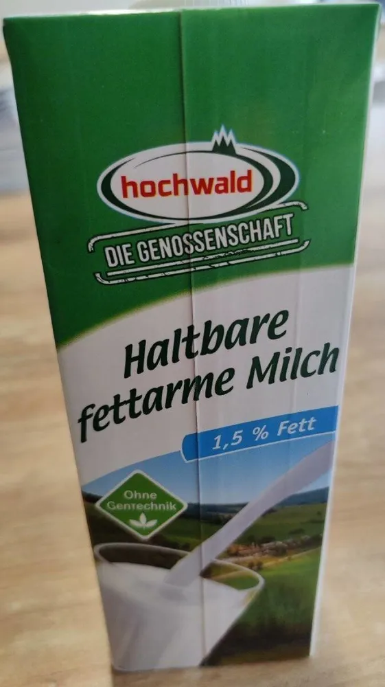 Haltbare fettarme Milch