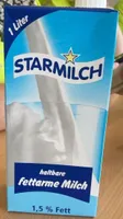 Starmilch, haltbare fettarme Milch 1,5% Fett
