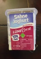 Sahne Joghurt der Stichfeste