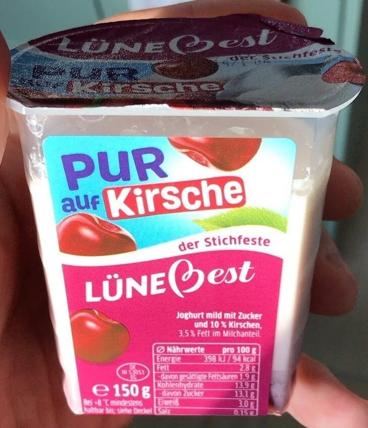 Pur auf Kirsche