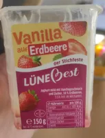 Vanilla auf Erdbeere