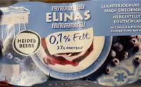 Leichter Joghurt Heidelbeere, griechische Art
