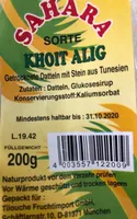 Datteln Tamara Sorte Deglet Nour Cat. 1 Oder Sahara Sorte Alig