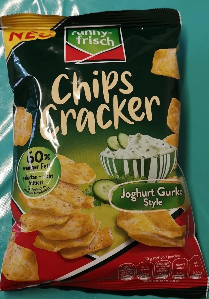 Chips Cracker Joghurt Gurke
