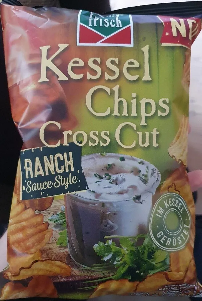 Funny-Frisch Kessel Chips Cross Cut Ranch Sauce Style
