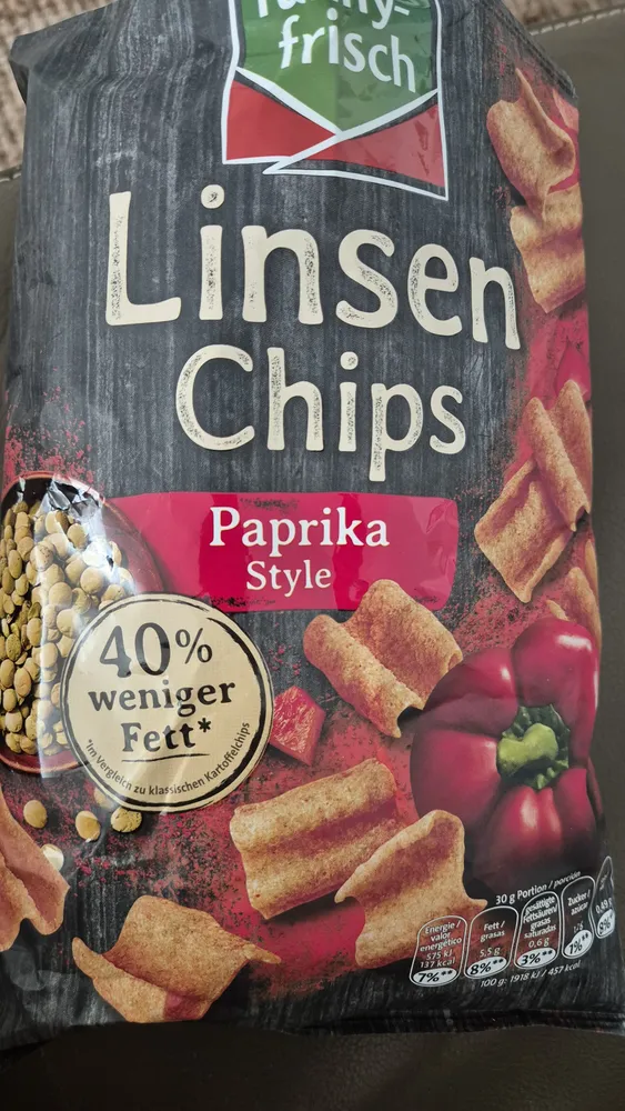 Linsen Chips Paprika Style