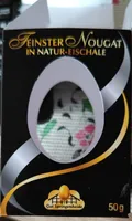 Feinster Nougat in Natur-Eierschale