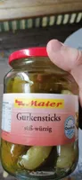 Gurkensticks süß würzig
