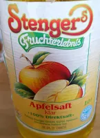 Stenger Apfelsaft klar aus Direktsaft