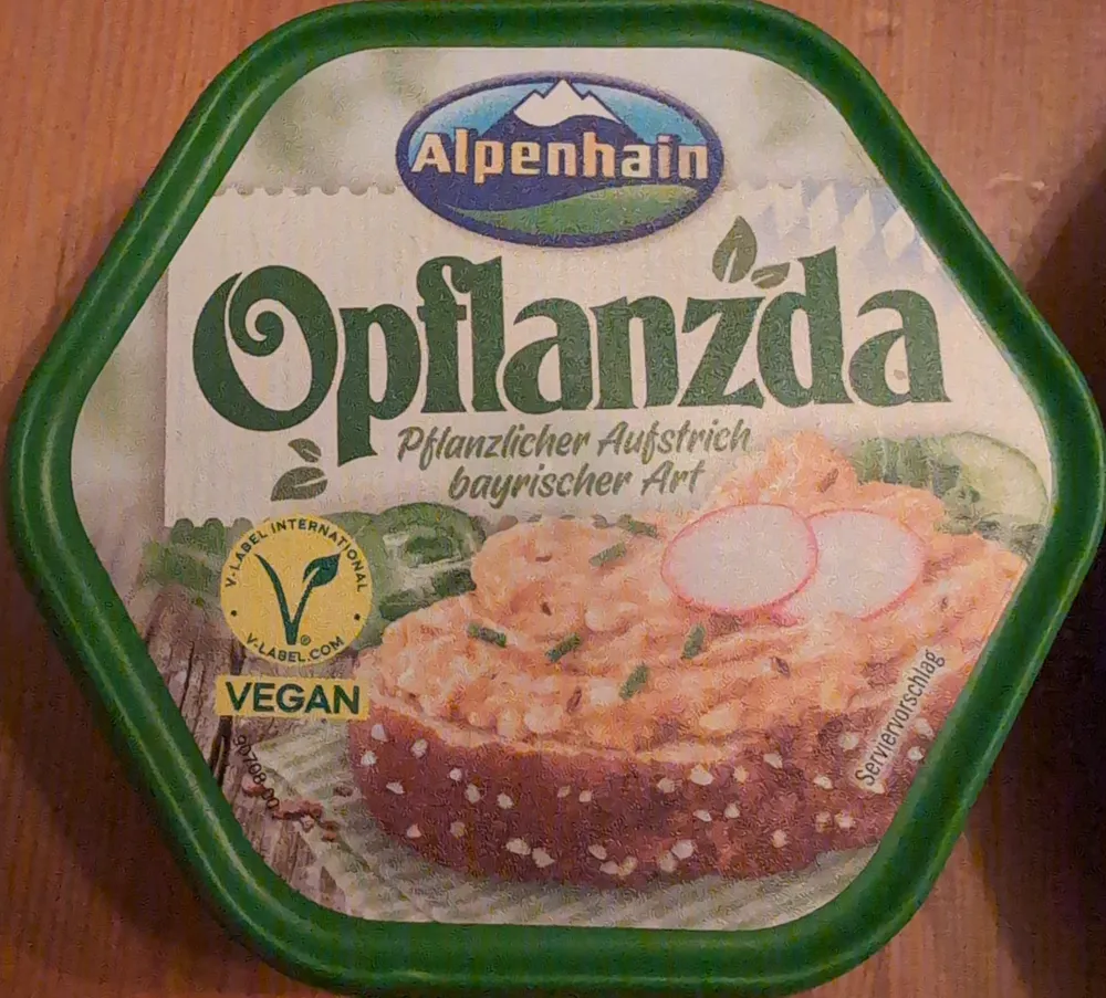 Opflanzda Pflanzlicher Aufstrich bayrischer Art