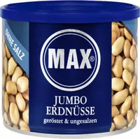 Max Jumbo Erdnüsse Geröstet & Ungesalzen
